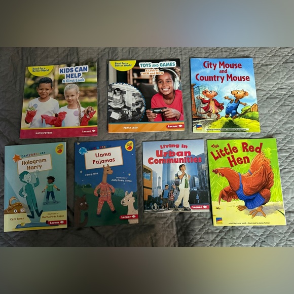 BUNDLE of 7 PRE-OWNED Children Learning Books - Early Readers - Paperback Books - Picture 1 of 4